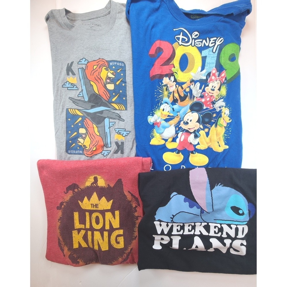 Disney The Lion King Mufasa Weekend Plans Graphic Print T-Shirt XL Men Lots Of 4